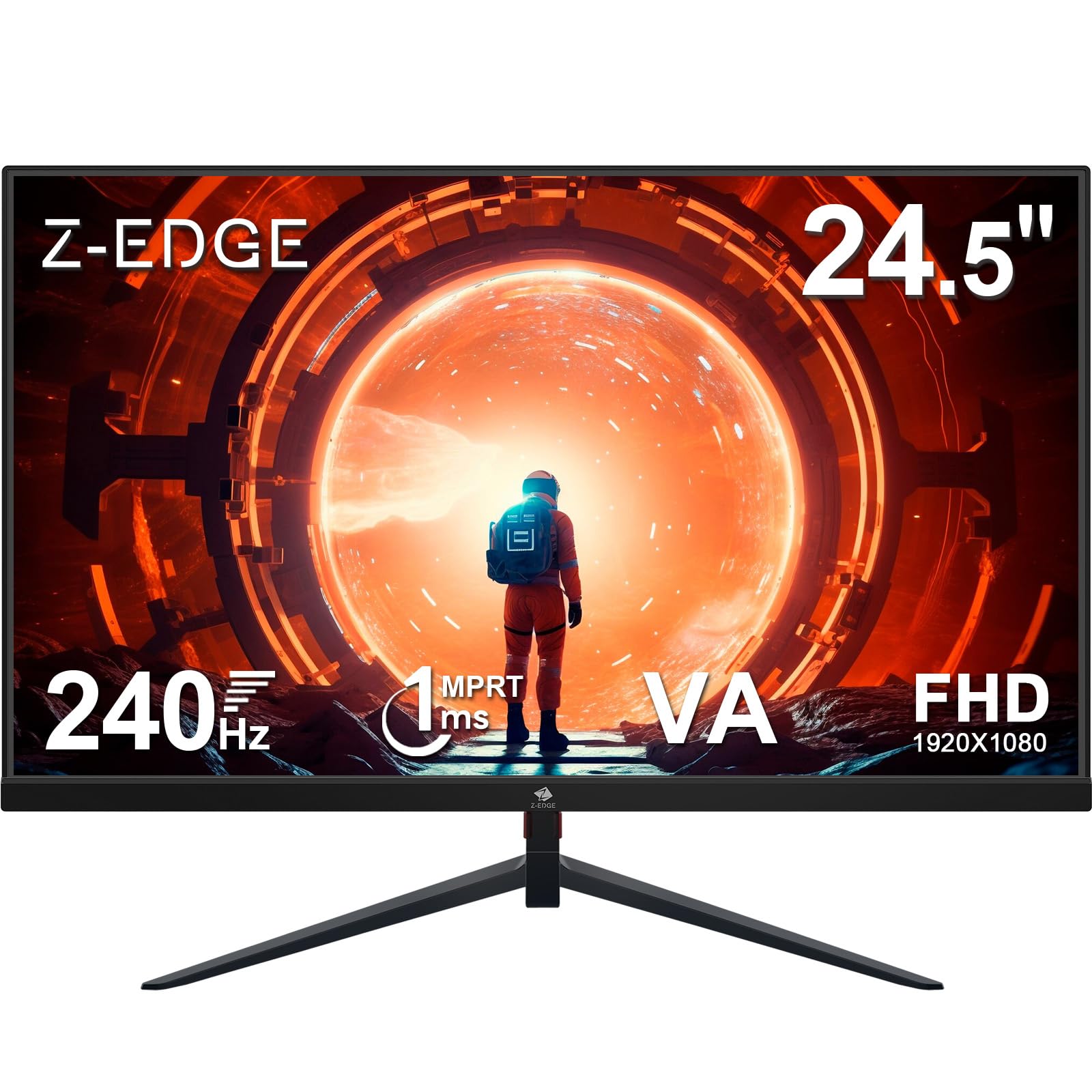 Z-Edge Ecran Pc Gamer 25 Pouces 240 Hz, 1ms, FreeSync, Moniteur